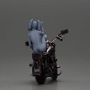 naked woman sitting on a motorcycle - Only-Games