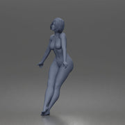 naked girl leaning on car - Only-Games