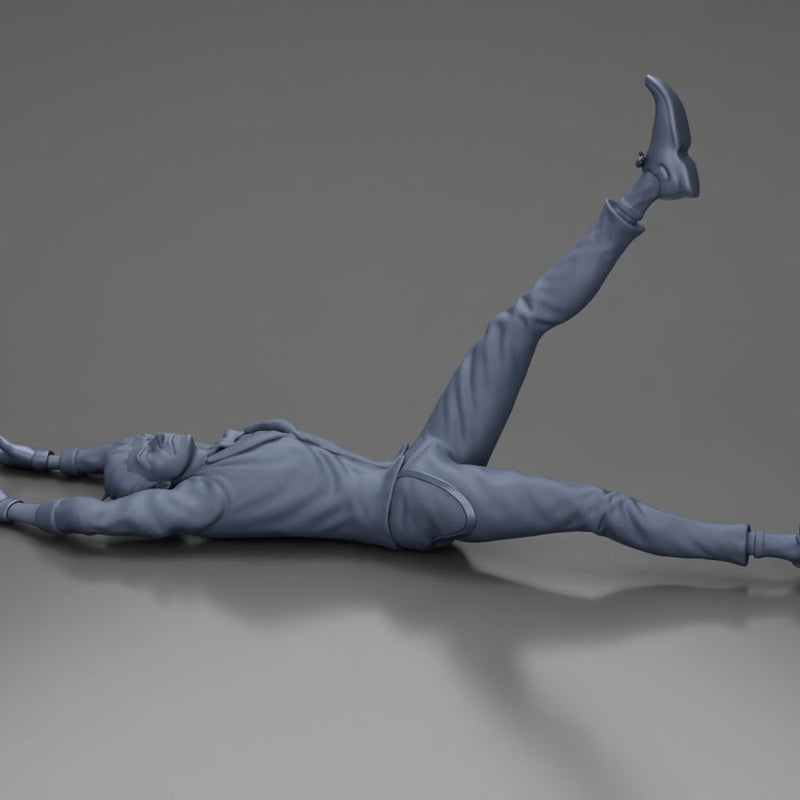 Joker sprawled laughing despite defeat plotting another wicked trick soon - Only-Games