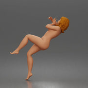 Naked Leaning Back Receiving Kiss - Only-Games
