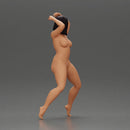 Naked Woman Posing on a Sleek Motorcycle - Only-Games