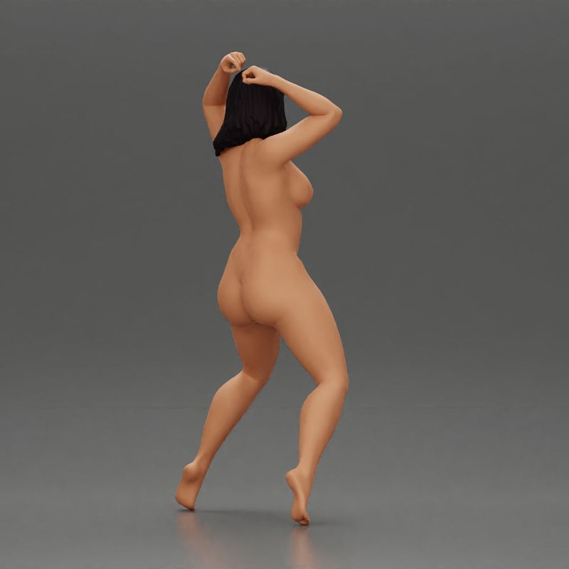 Naked Woman Posing on a Sleek Motorcycle - Only-Games