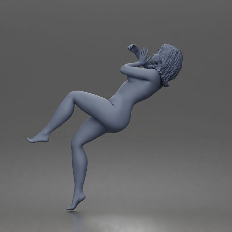 Naked Leaning Back Receiving Kiss - Only-Games