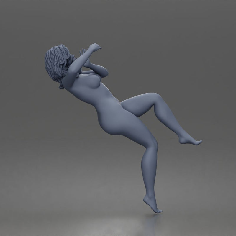 Naked Leaning Back Receiving Kiss - Only-Games