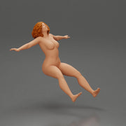 Naked Boldly Riding Through the Air with a Powerful Motorbike Stance - Only-Games