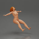 Naked Boldly Riding Through the Air with a Powerful Motorbike Stance - Only-Games