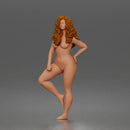 naked Woman Confident Standing Pose