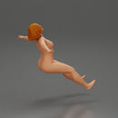 Naked Boldly Riding Through the Air with a Powerful Motorbike Stance - Only-Games