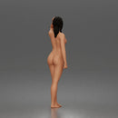 Naked Skater woman