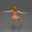 Naked Boldly Riding Through the Air with a Powerful Motorbike Stance - Only-Games