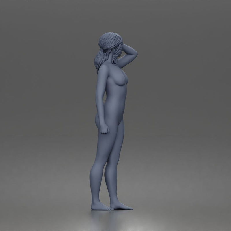 Naked Skater woman