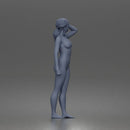 Naked Skater woman