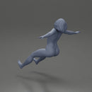 Naked Boldly Riding Through the Air with a Powerful Motorbike Stance - Only-Games