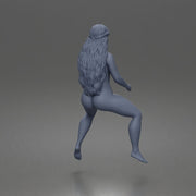 Naked Cowgirl riding calmly on horse enjoying a peaceful countryside journey - Only-Games
