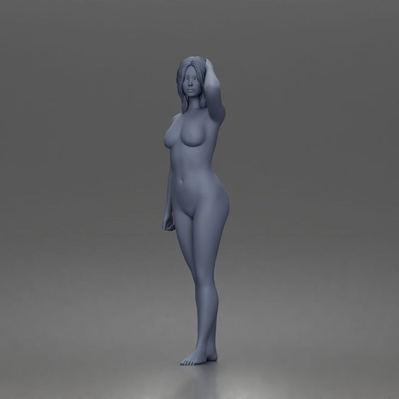 Naked Skater woman