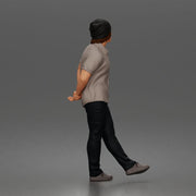 Relaxed young man in beanie standing casually with hands behind back thinking - Only-Games