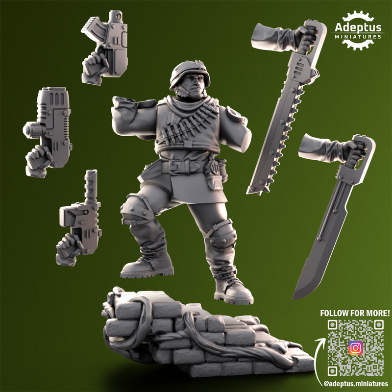 Commander. Shellcord Troopers. Imperial Guard - Only-Games