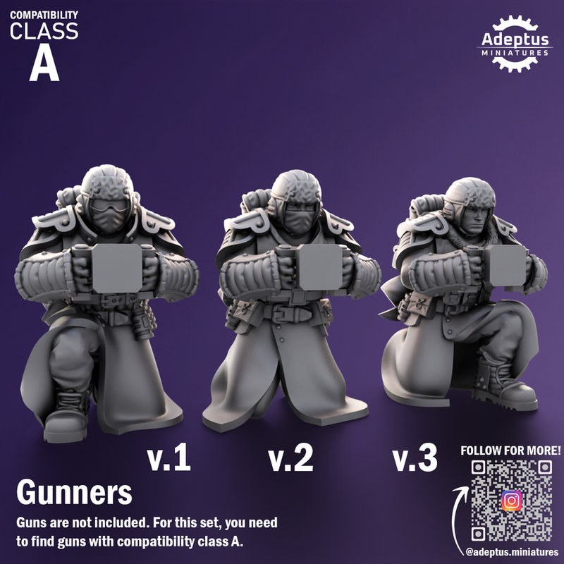 Heavy Weapons Team. Iceward Division. Imperial Guard. Compatibility class A. - Only-Games