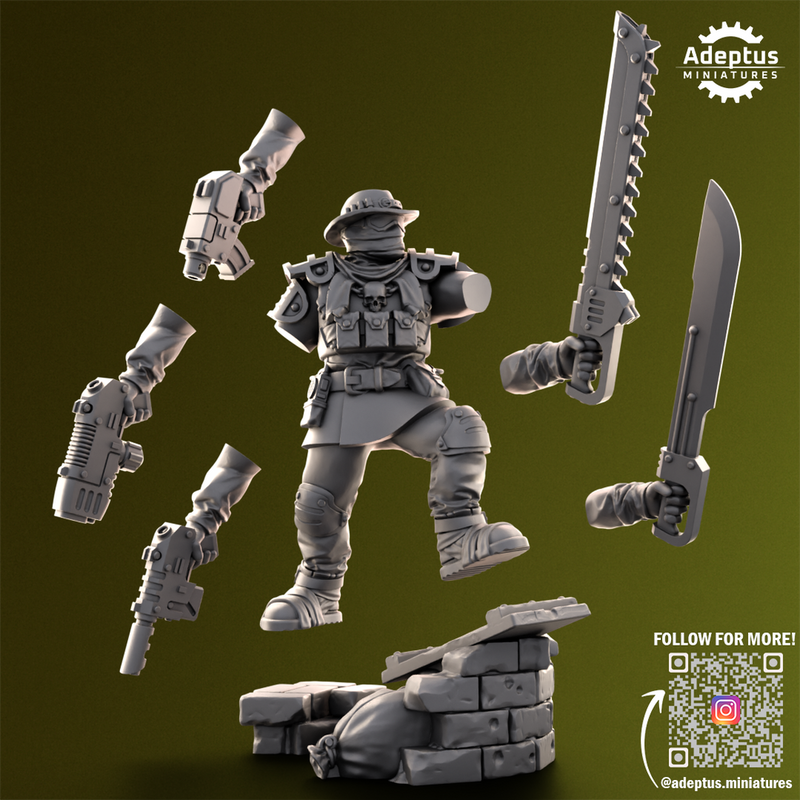 Commander. Red Dune Regiment. Imperial Guard - Only-Games