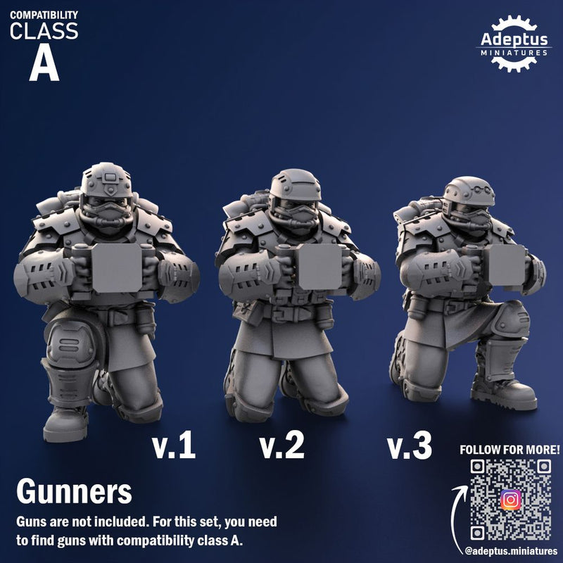 Heavy Weapons Team. Steelstorm Regiment. Imperial Guard. Compatibility class A. - Only-Games