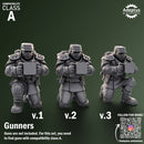 Heavy Weapons Team. Sunscorch Regiment. Imperial Guard. Compatibility class A.