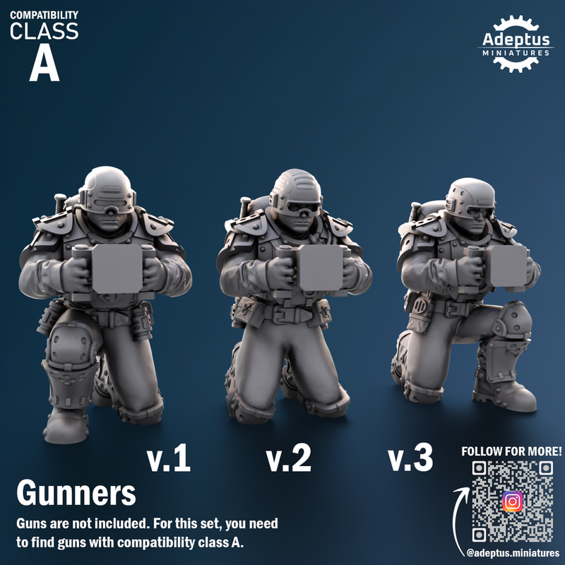 Heavy Weapons Team. Greyplate Troops. Imperial Guard. Compatibility class A. - Only-Games