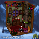Winter House Scenery [PRE-SUPPORTED] Diorama - Only-Games