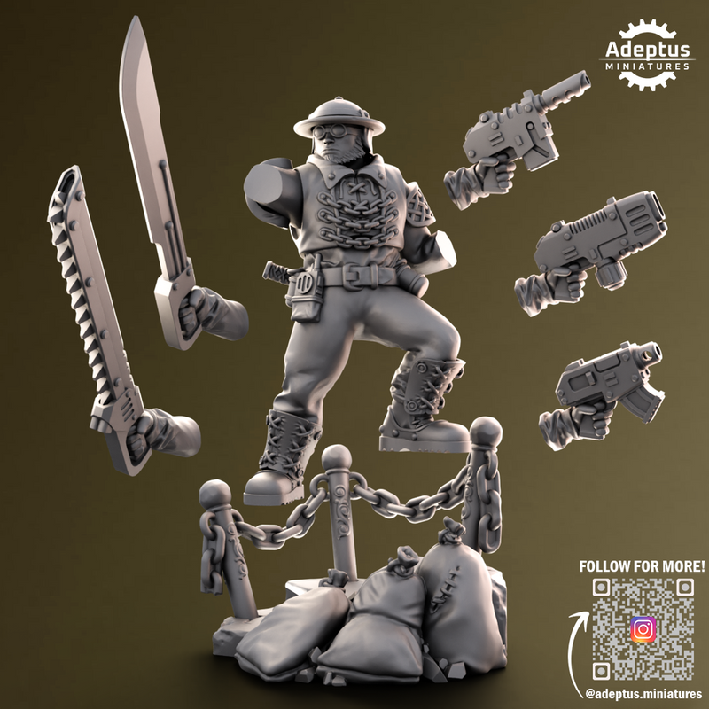 Commander. Sunclaw Regiment. Imperial Guard - Only-Games