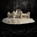 Halfling Barricade 3 - Village Defense Wall STL for DnD & Wargaming