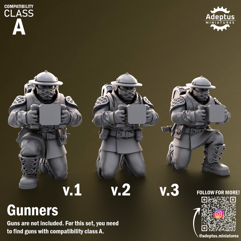 Heavy Weapons Team. Sunclaw Regiment. Imperial Guard. Compatibility class A. - Only-Games