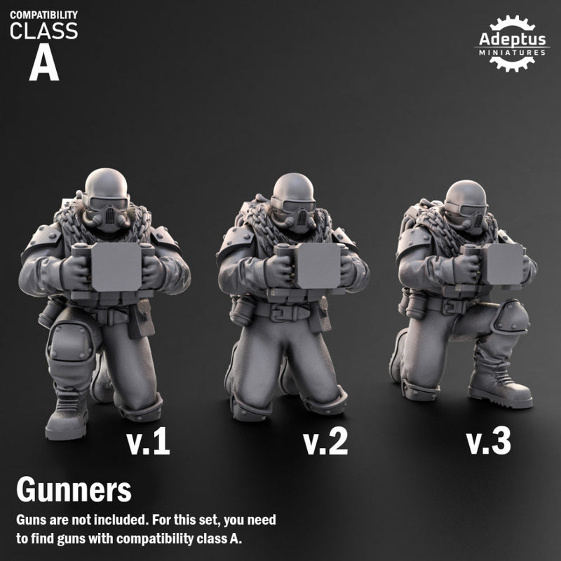 Heavy Weapons Team. Spectre Regiment. Imperial Guard. Compatibility class A. - Only-Games
