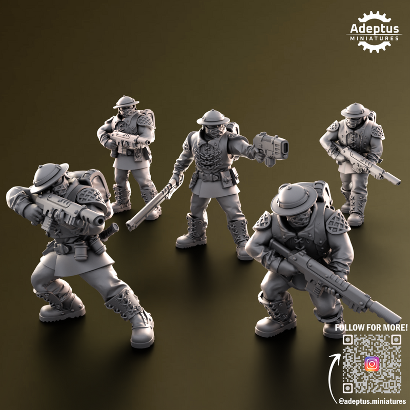 Squad. Sunclaw Regiment. Imperial Guard - Only-Games