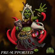 Raksha Goblin Shaman [PRE-SUPPORTED] 32mm Female Warlock Druid - Only-Games