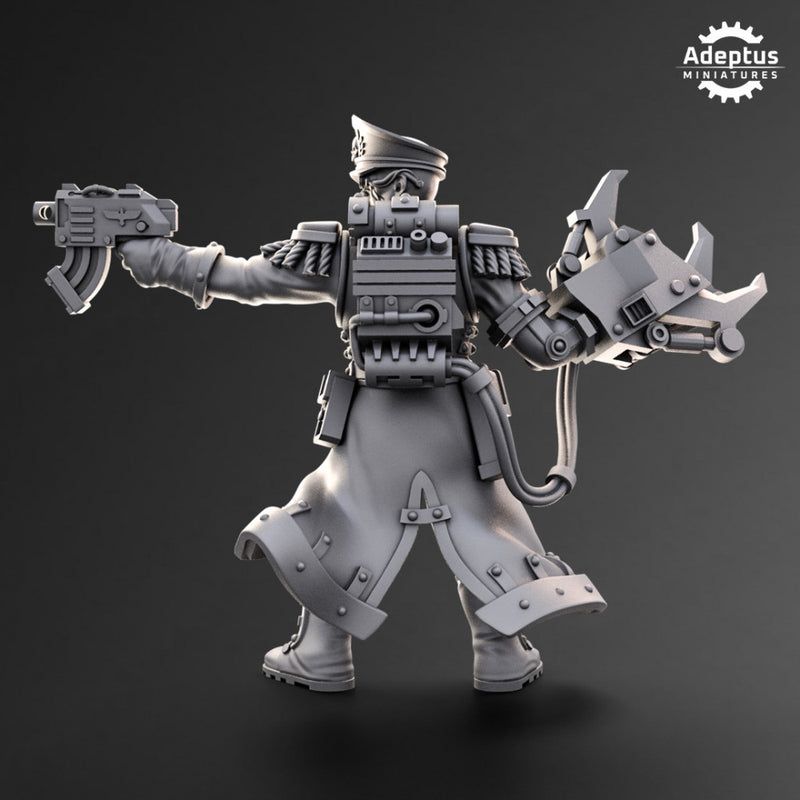 Commissar with a mechanical arm – Imperial Guard - Only-Games