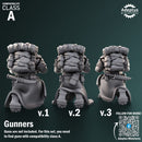 Heavy Weapons Team. Frostguard Regiment. Imperial Guard. Compatibility class A.