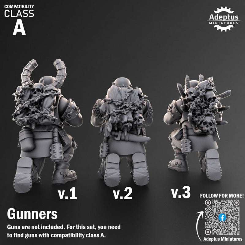 Heavy Weapons Team. Varrox regiment. Renegades and Heretics. Compatibility class A. - Only-Games