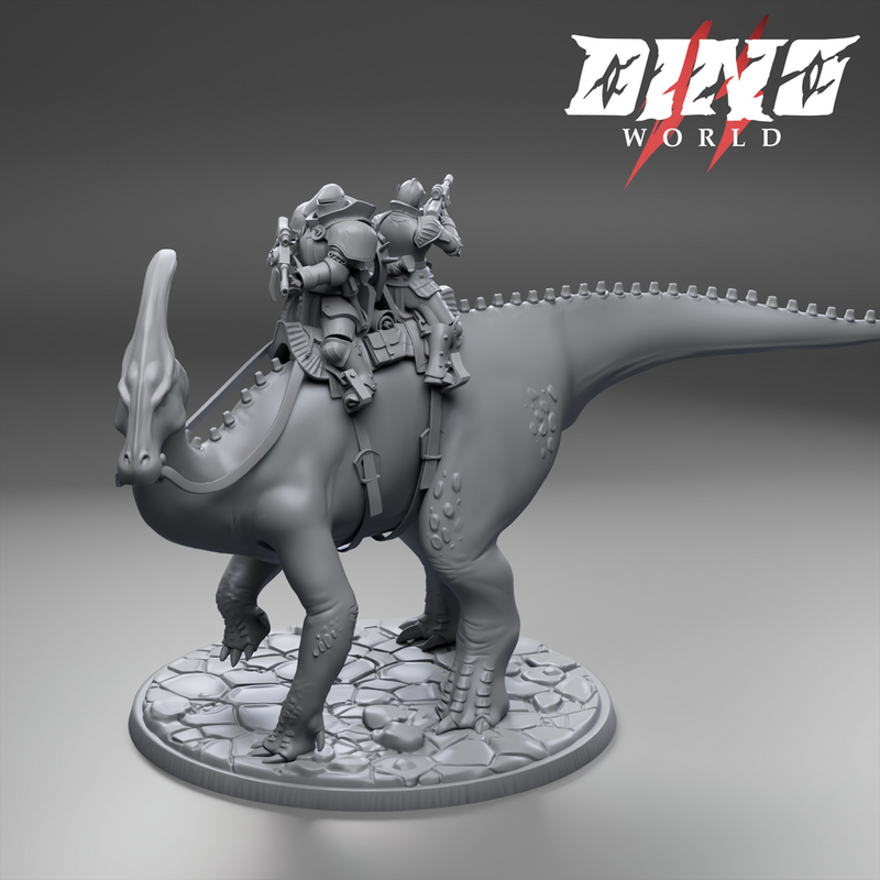 dino rider parasaurolophus - Only-Games