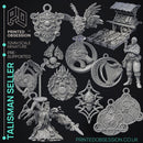 Talisman Seller - 26 Models - Minis, Enviroment & Props - PRESUPPORTED - 32mm scale