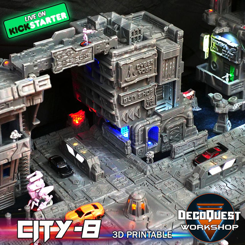Cyberpunk building - Only-Games