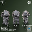 Heavy Weapons Team. Sunscorch Regiment. Imperial Guard. Compatibility class A.