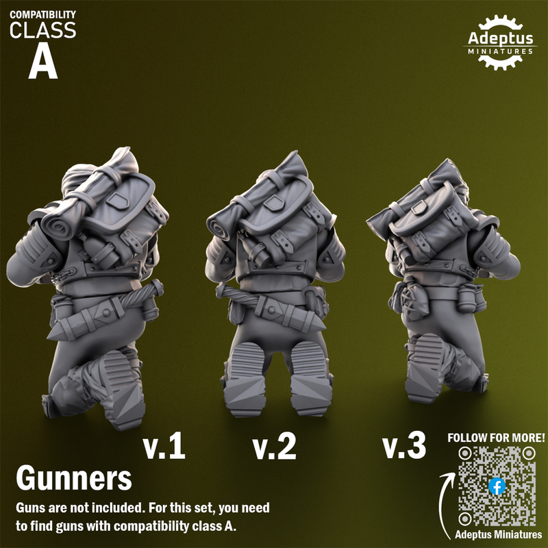 Heavy Weapons Team. Red Dune Regiment. Imperial Guard. Compatibility class A. - Only-Games