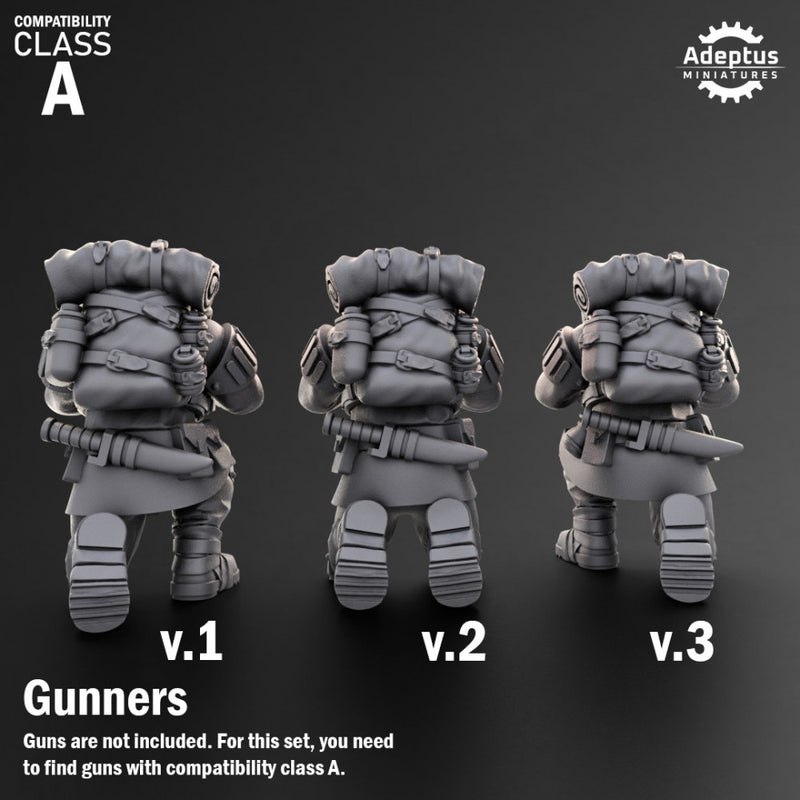 Heavy Weapons Team. Khaleeth Regiment. Imperial Guard. Compatibility class A.