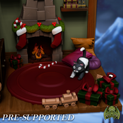 Winter House Scenery [PRE-SUPPORTED] Diorama - Only-Games