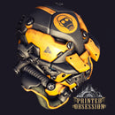 Cyberpunked Stromtrooper helm - storm trooper competition