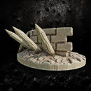 Spike Barricade 2 - Fantasy Terrain Prop STL, DnD & Wargaming Scenery