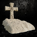 Tomb with Cross - Graveyard Terrain STL, DnD & Wargaming Scenery