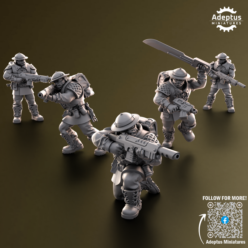 Squad. Sunclaw Regiment. Imperial Guard - Only-Games