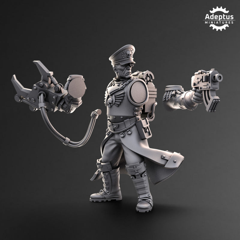 Commissar with a mechanical arm – Imperial Guard - Only-Games