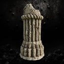 Stone Pillar Ruins 4 - Broken Column STL for DnD & Wargaming
