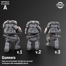 Heavy Weapons Team. Warden Regiment. Imperial Guard. Compatibility class A.